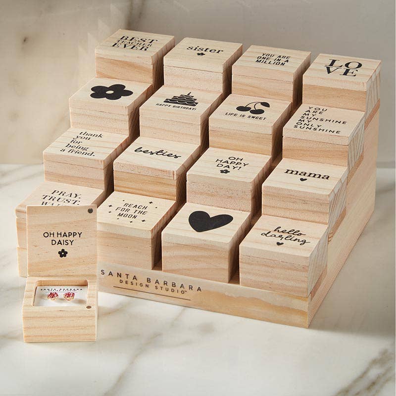 Treasure Box Earrings - Daisy