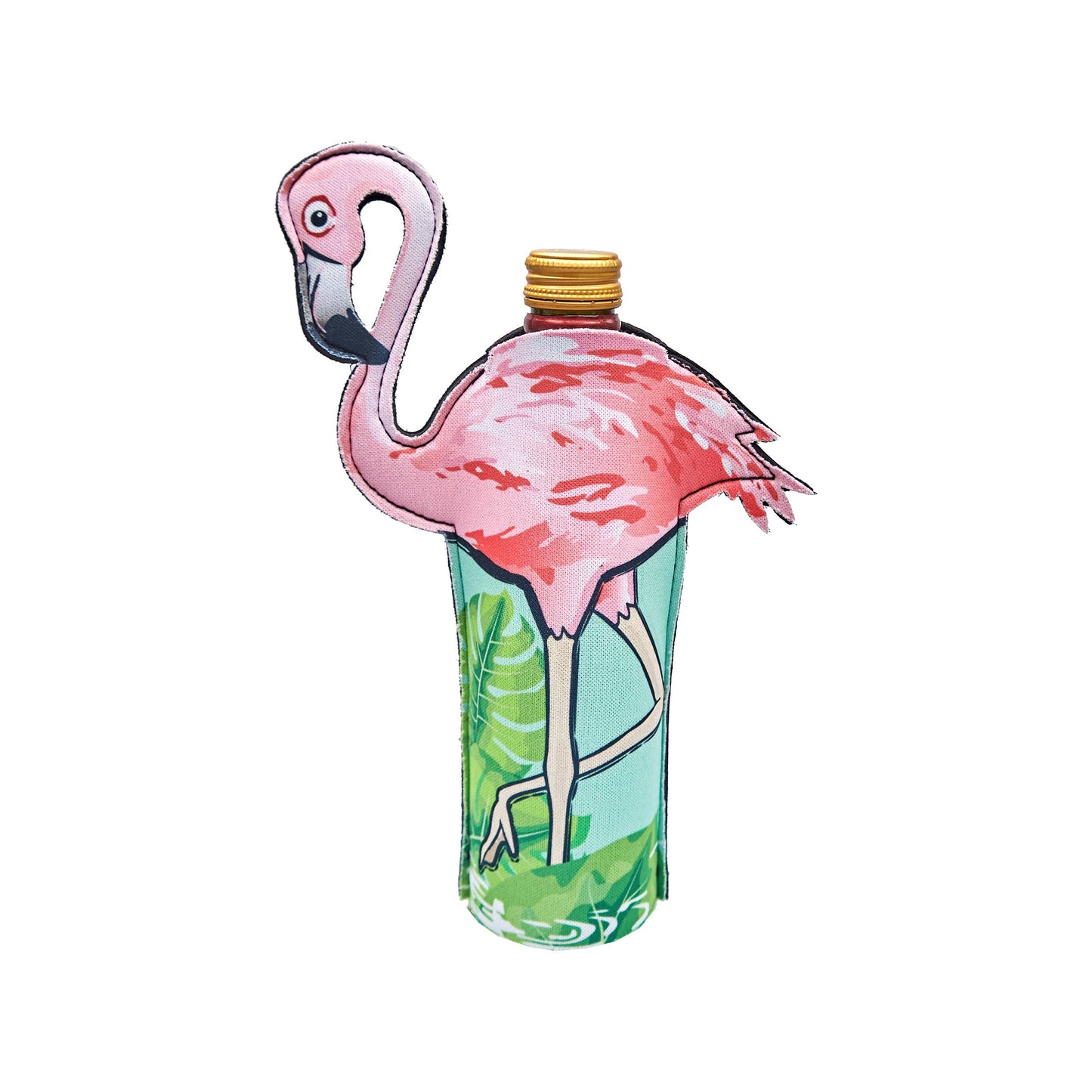 Bottle Sleeve - Pink Flamingo