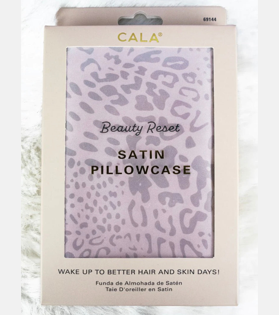 BEAUTY RESET LEOPARD SATIN PILLOWCASE