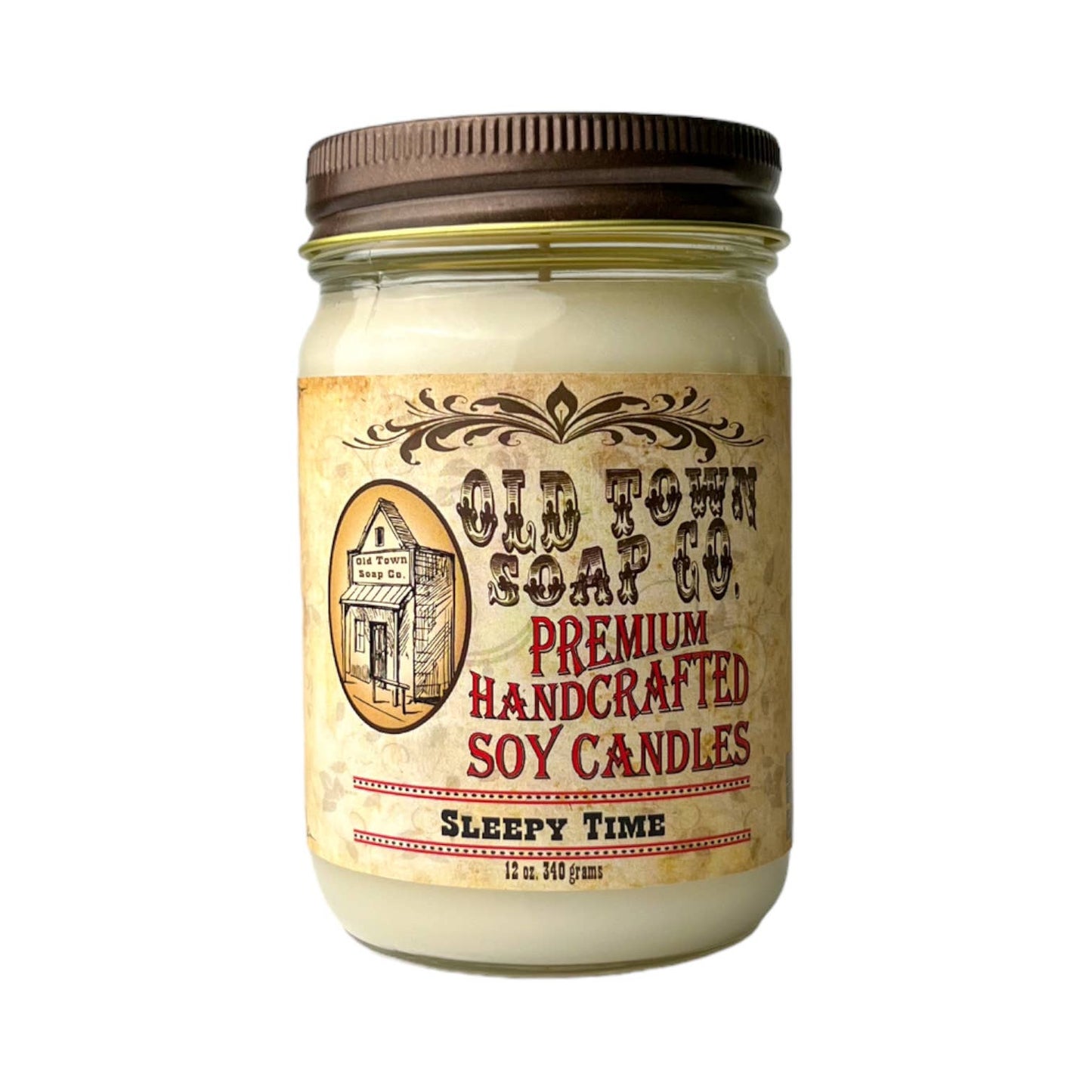 Old Town Soap 12oz. Candles - Oatmeal Milk & Honey