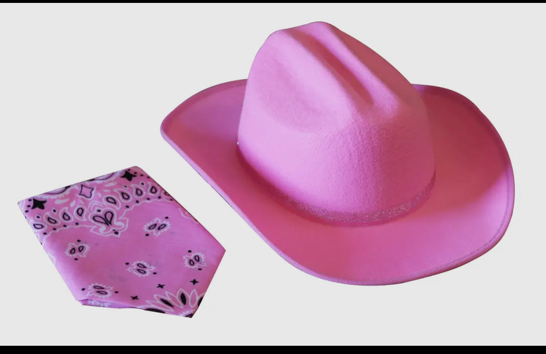 Jr. cowboy hat with bandana