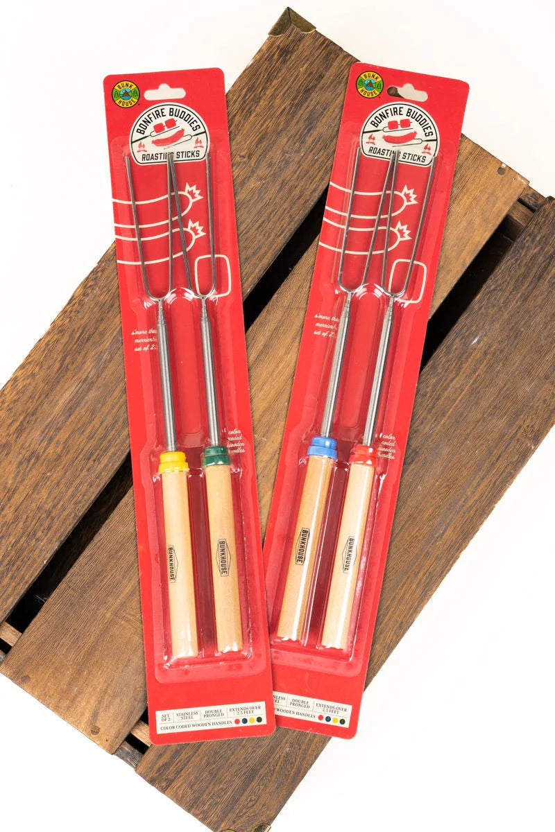 ONE BONFIRE BUDDIES 2 PACK ROASTING STICKS
