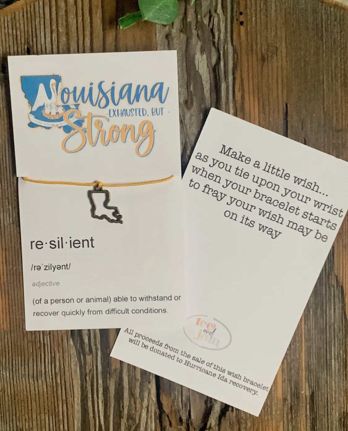 Louisiana strong wish bracelet