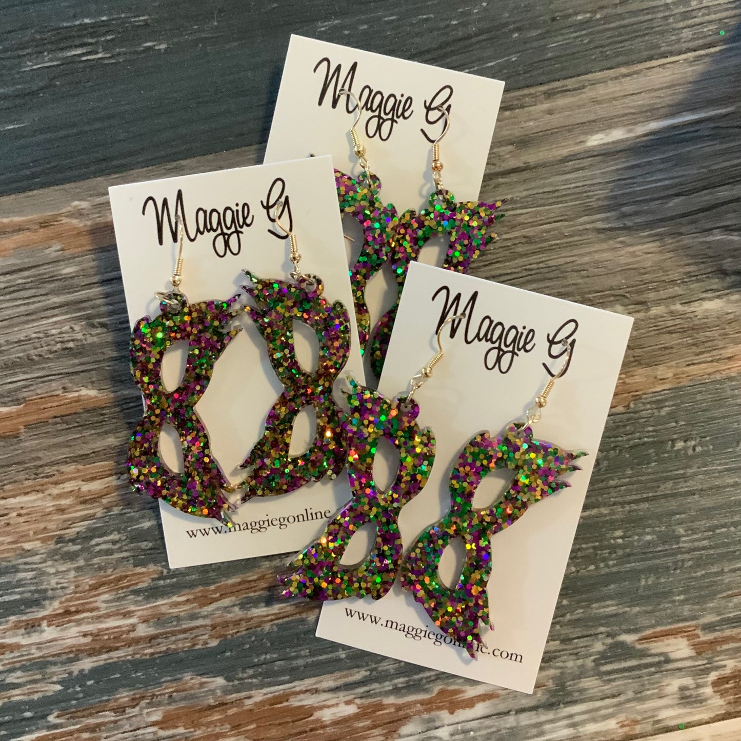 Mardi Gras Earrings