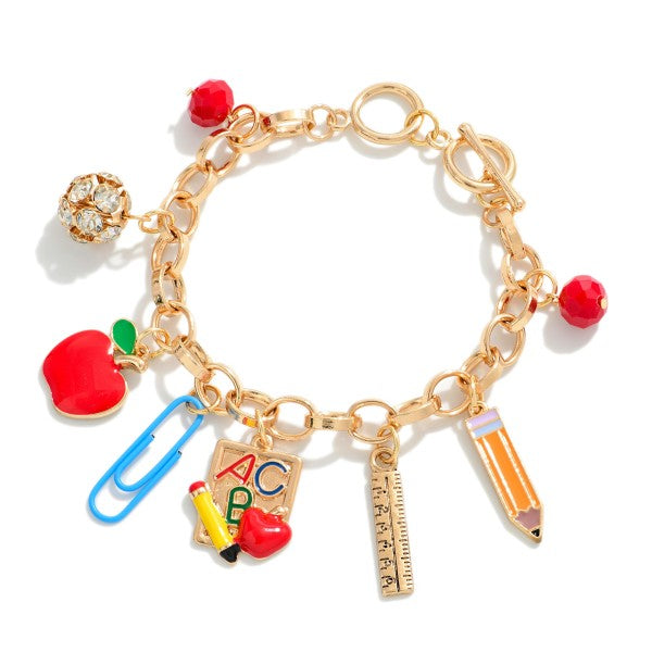 Teacher Charm Bracelet