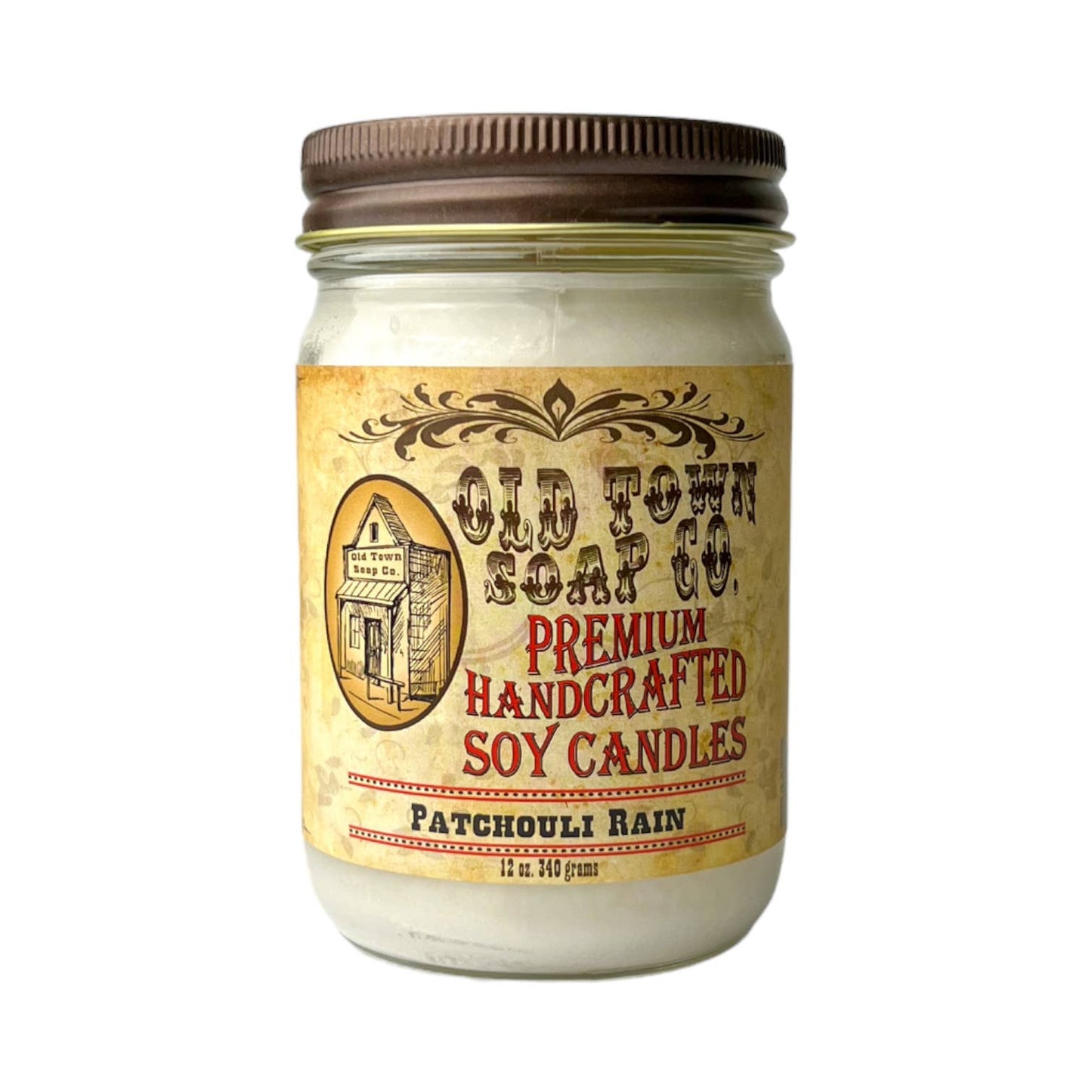 Old Town Soap 12oz. Candles - Oatmeal Milk & Honey