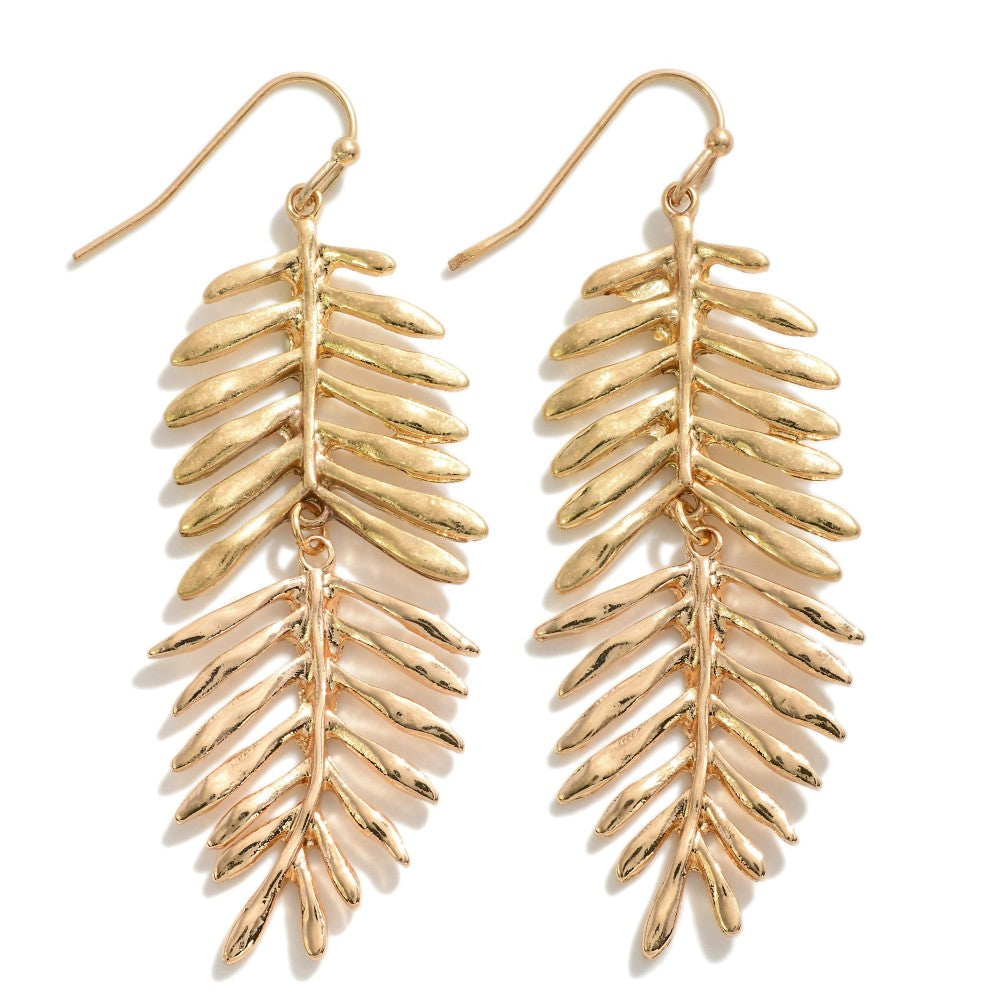 Leaf Drop Earrings