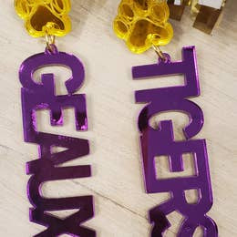 LSU earrings