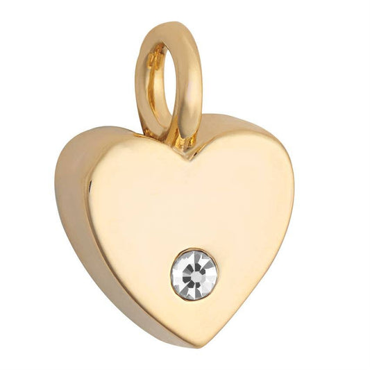 Charm Bar - DangleCharm - Gold Heart - Mother’s Day