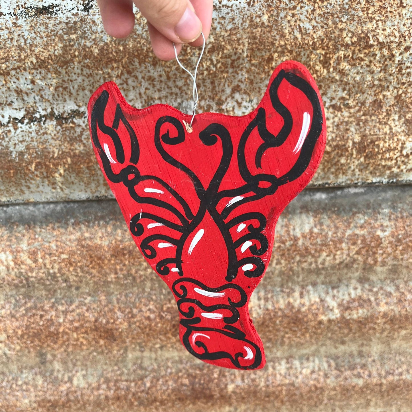Crawfish Christmas ornaments