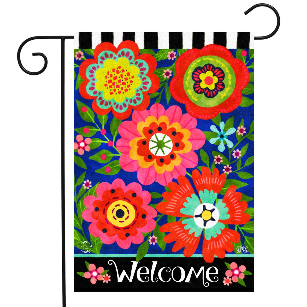 Bright Blooms Spring Garden Flag