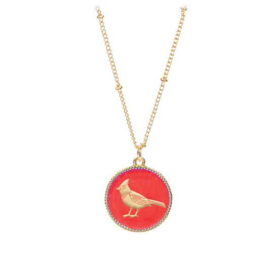 Red Cardinal Necklace