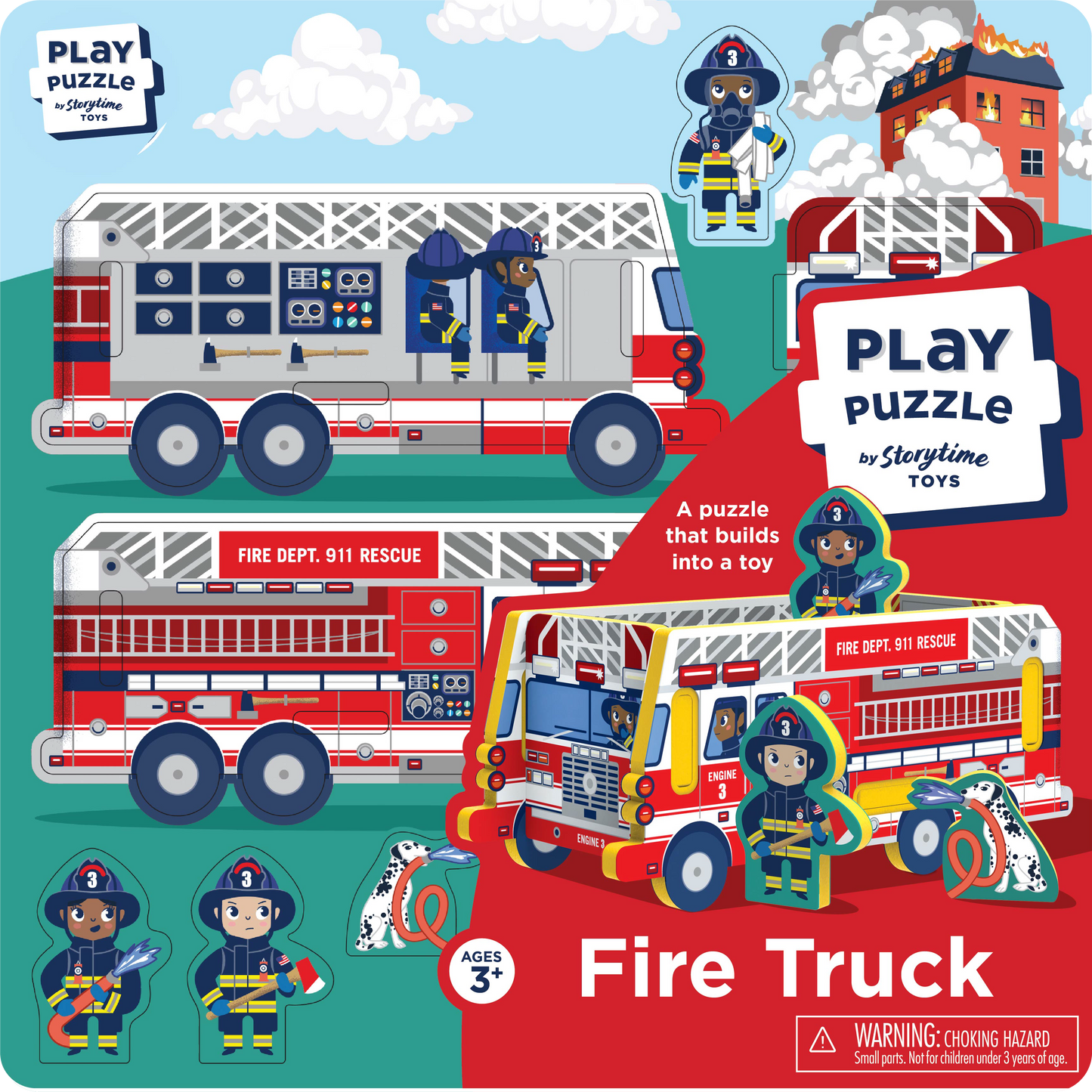 Fire Truck Play Puzzle