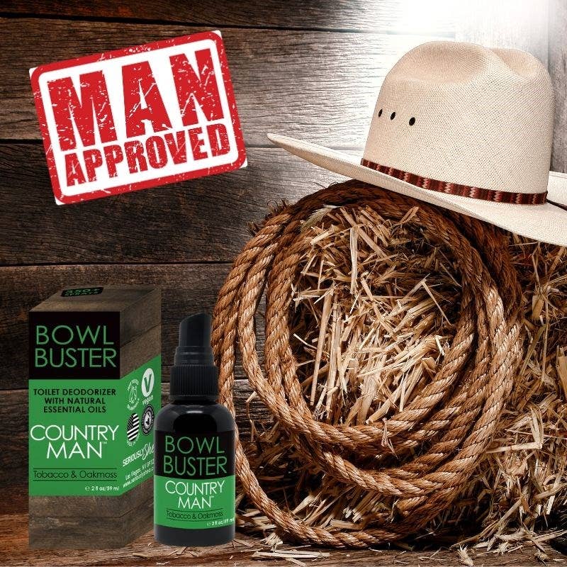 Stocking Stuffer Bowl Buster Toilet Spray | Country Man