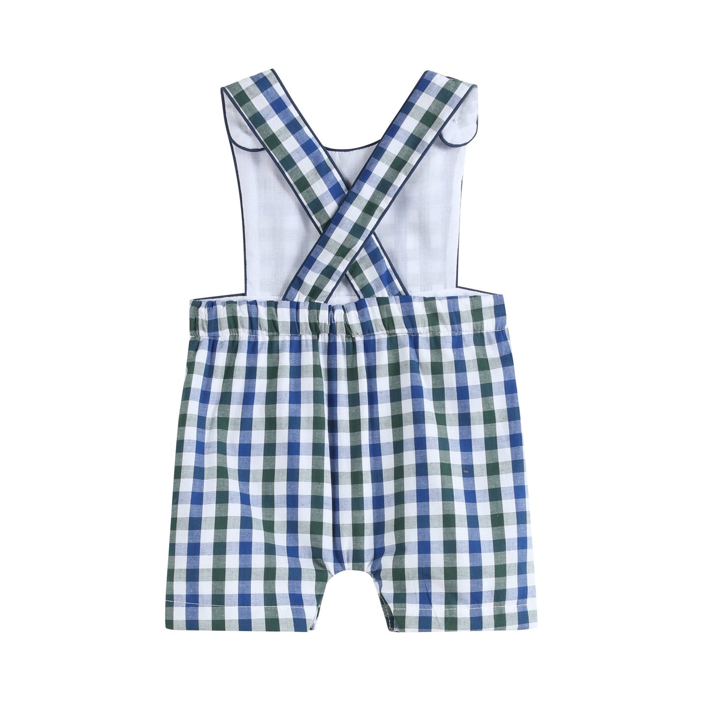 SALE! Blue and Green Criss Cross Shortalls