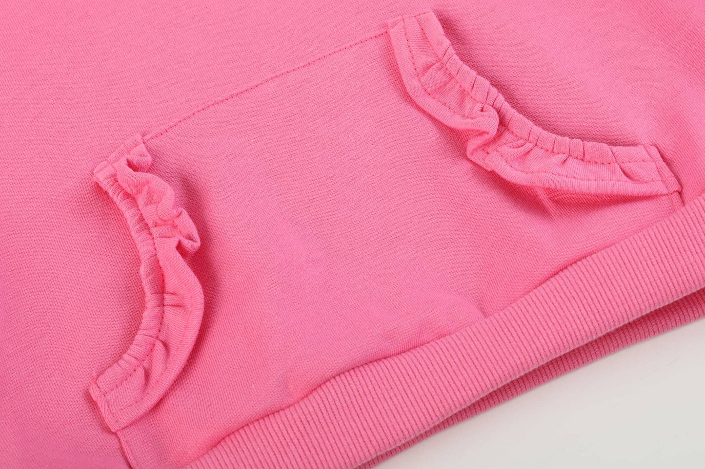 Ruffles - Pink Ruffle Sweatshirt with Jogger Pant Set: 7-8Y