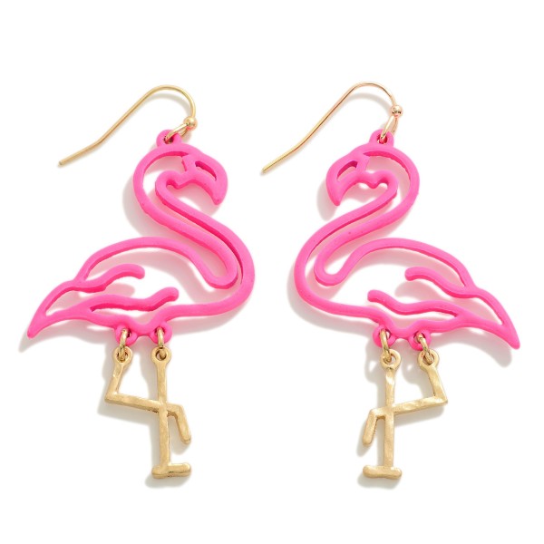 Pink Flamingo Earrings