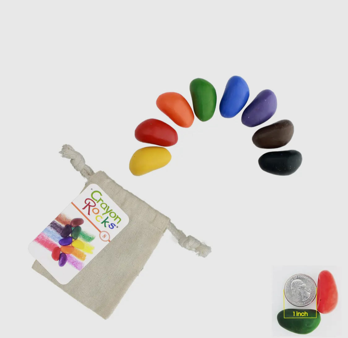 Crayon rocks 8 piece in muslin bag