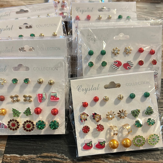 Christmas earring set