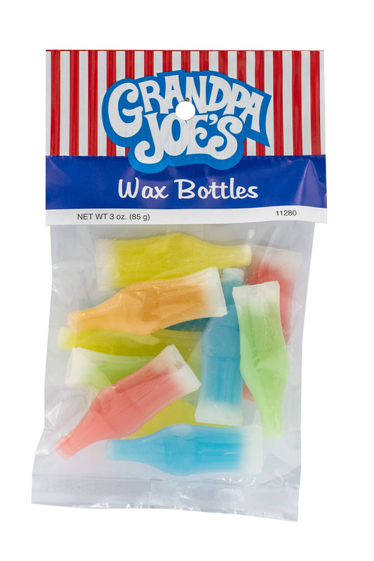 Grandpa Joe's Peg Bags, Wax Bottles, 3oz Bag,12 Ct Case