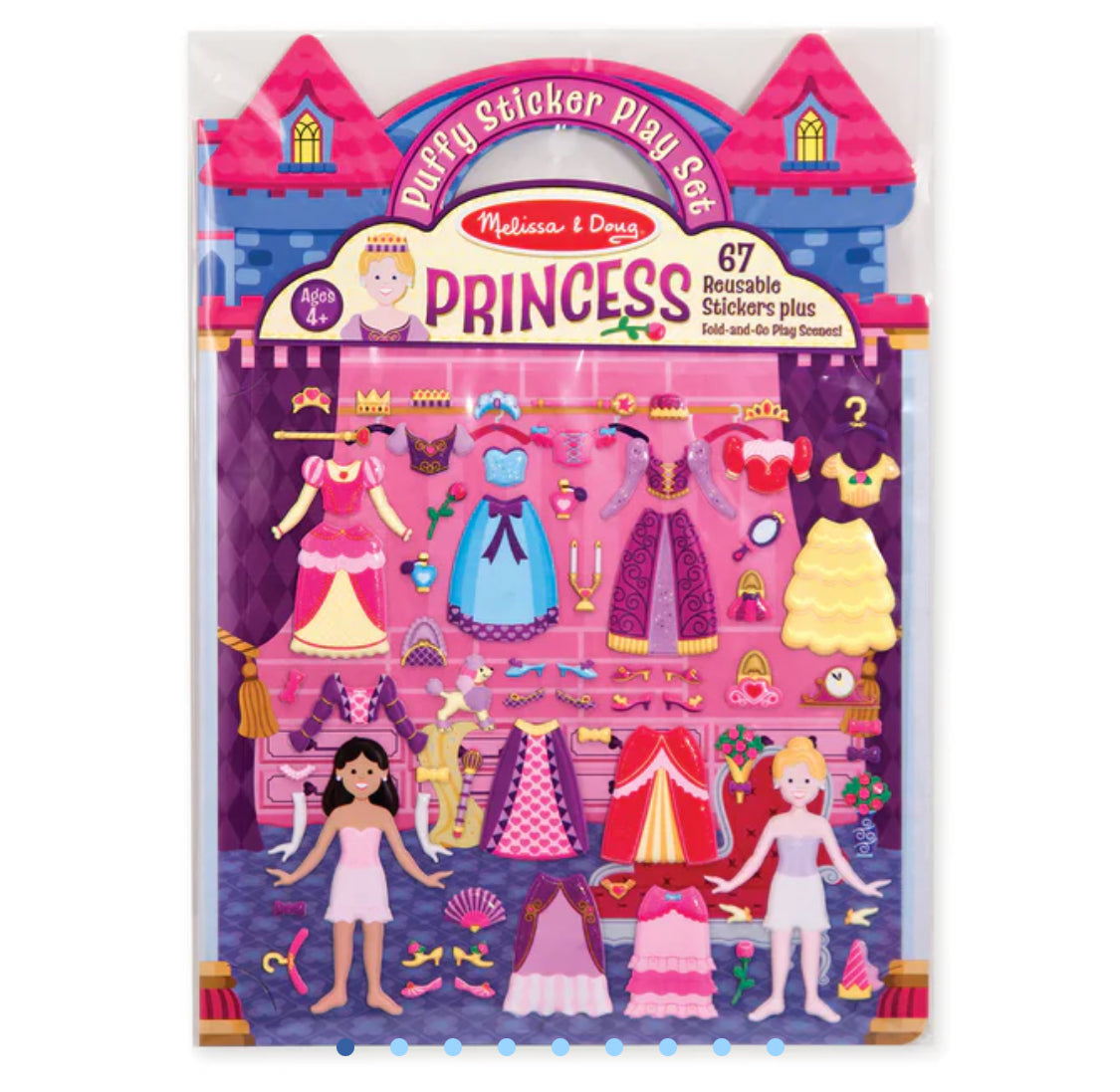 Melissa & Doug Princess puffy sticker play set