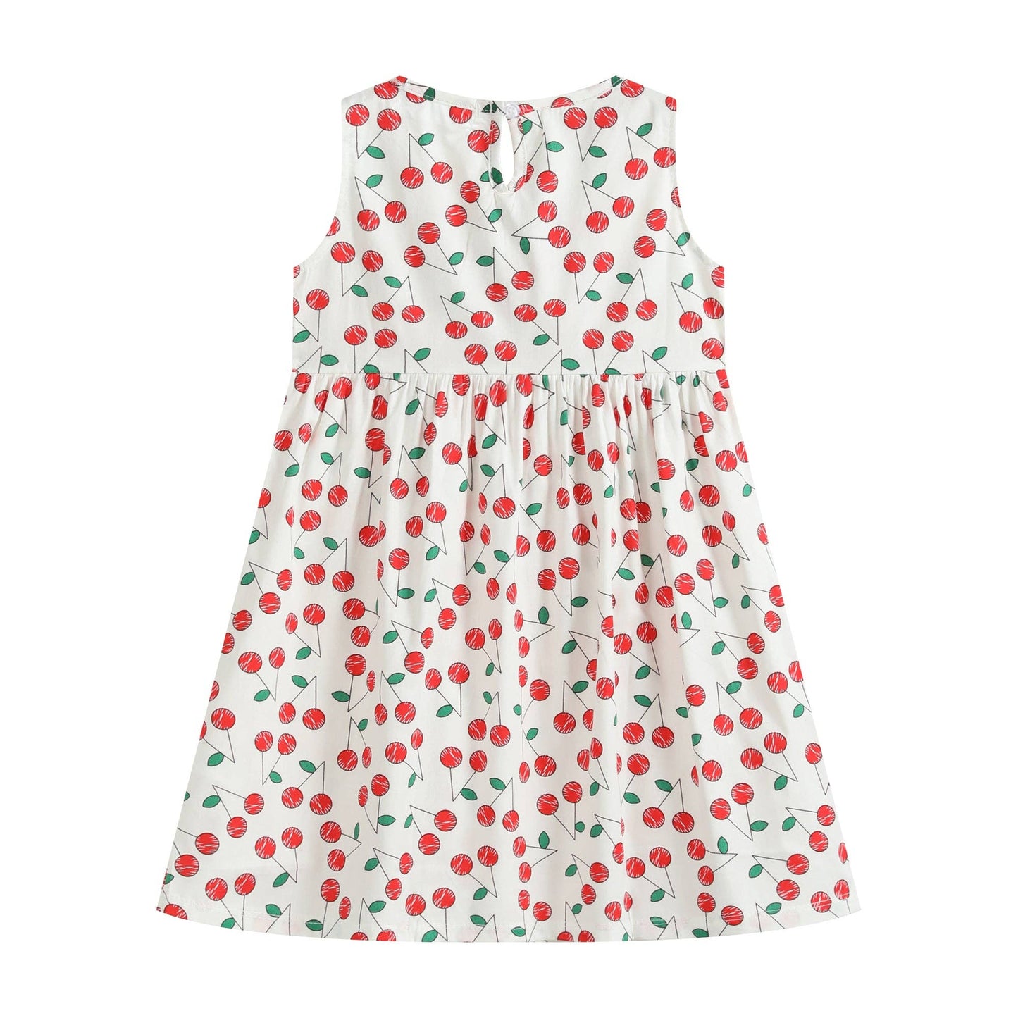 Tutu and Lulu - Red Lots of Cherries Sleeveless Dress: