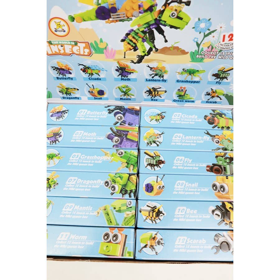 Insects Building Block Toy Set: MIX COLOR / ONE