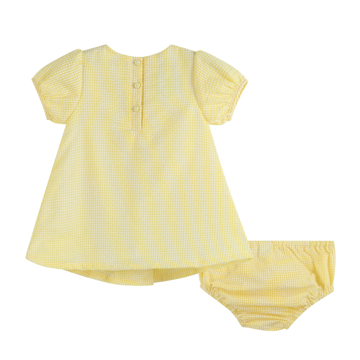 SALE! Yellow Lemon Dress and Panty Cover Set: 6-12M