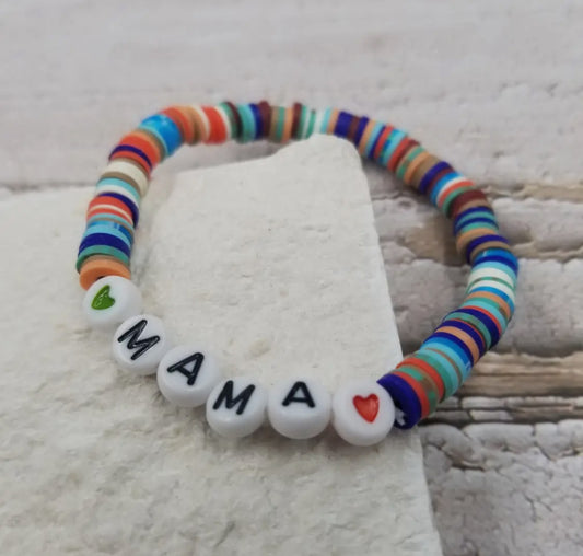 Mama heishi bracelet