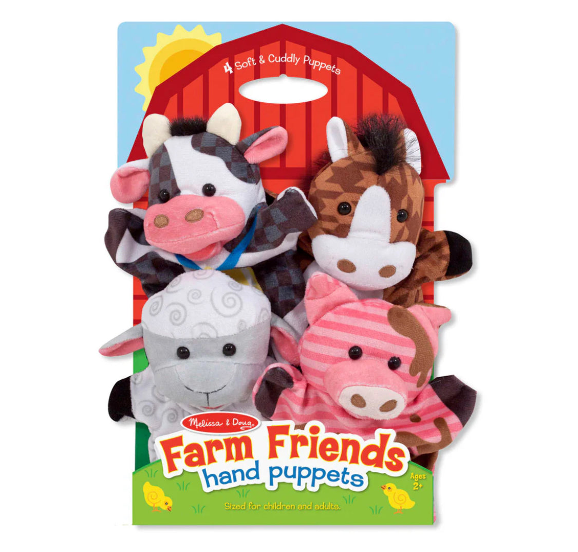 Melissa & Doug Farm friends hand puppets