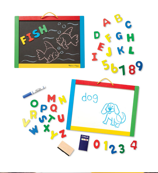 Melissa & Doug Magnetic chalk & dry-erase board