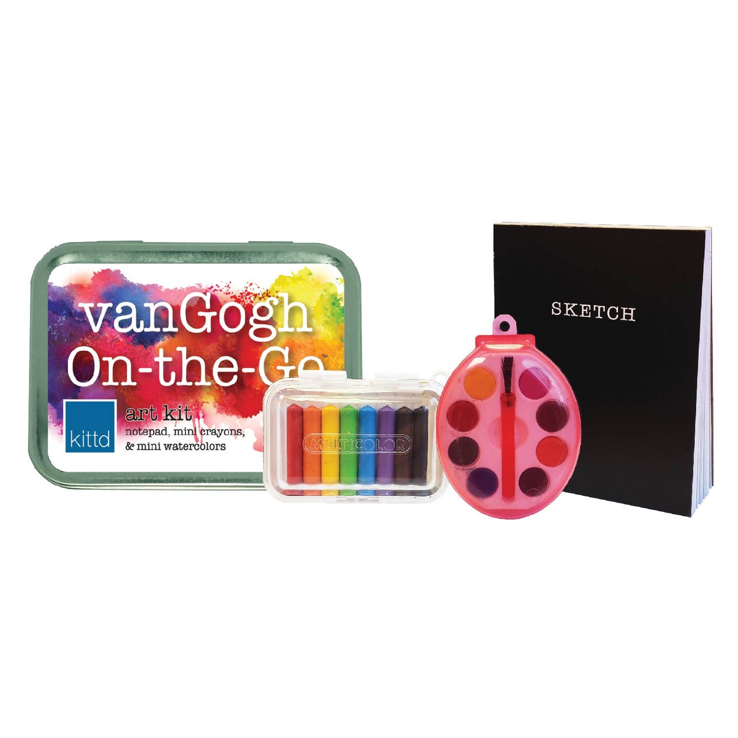 VanGogh On-the-Go Kids Travel Art Play Set - Watercolors