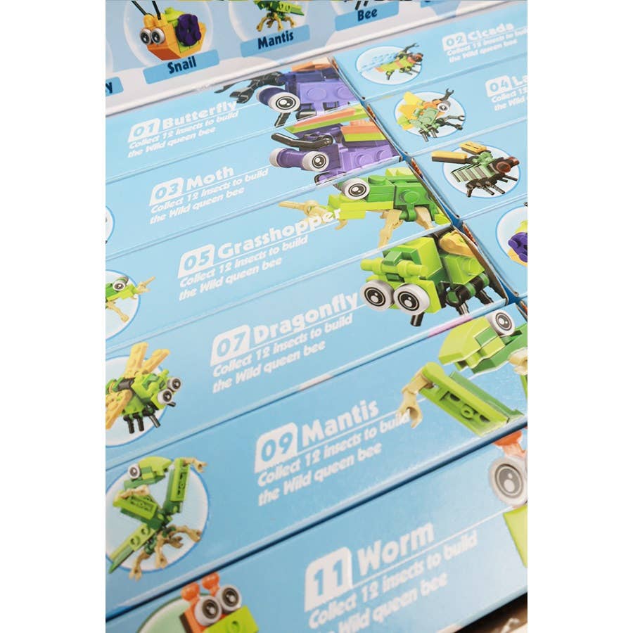 Insects Building Block Toy Set: MIX COLOR / ONE