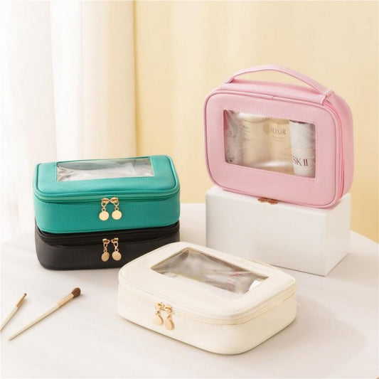 Clear make up bag with zipper