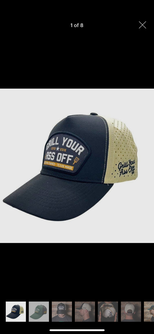 Unisex grill your ass off hat snap back