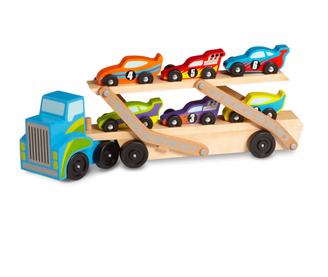 Melissa & Doug Mega race car carrier