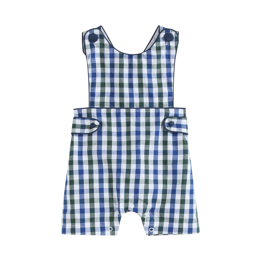 SALE! Blue and Green Criss Cross Shortalls