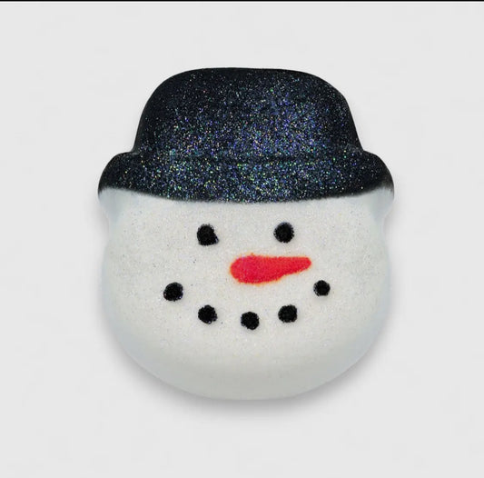 Snowman bath bomb