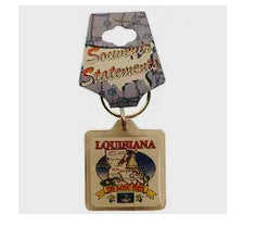 Louisiana the bayou state keychain