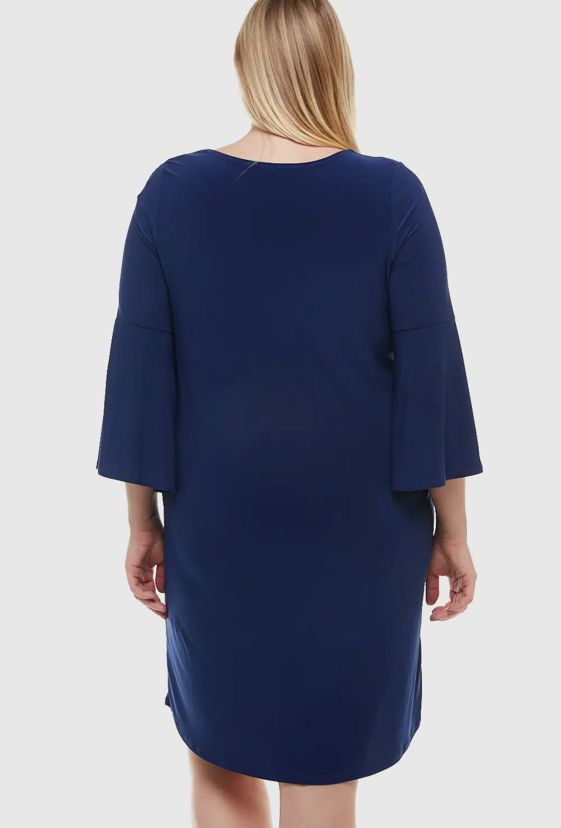 Plus size Bell sleeve dress