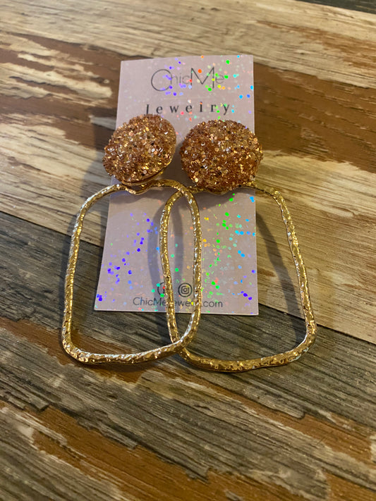 Chic Me Gold Earrings #47