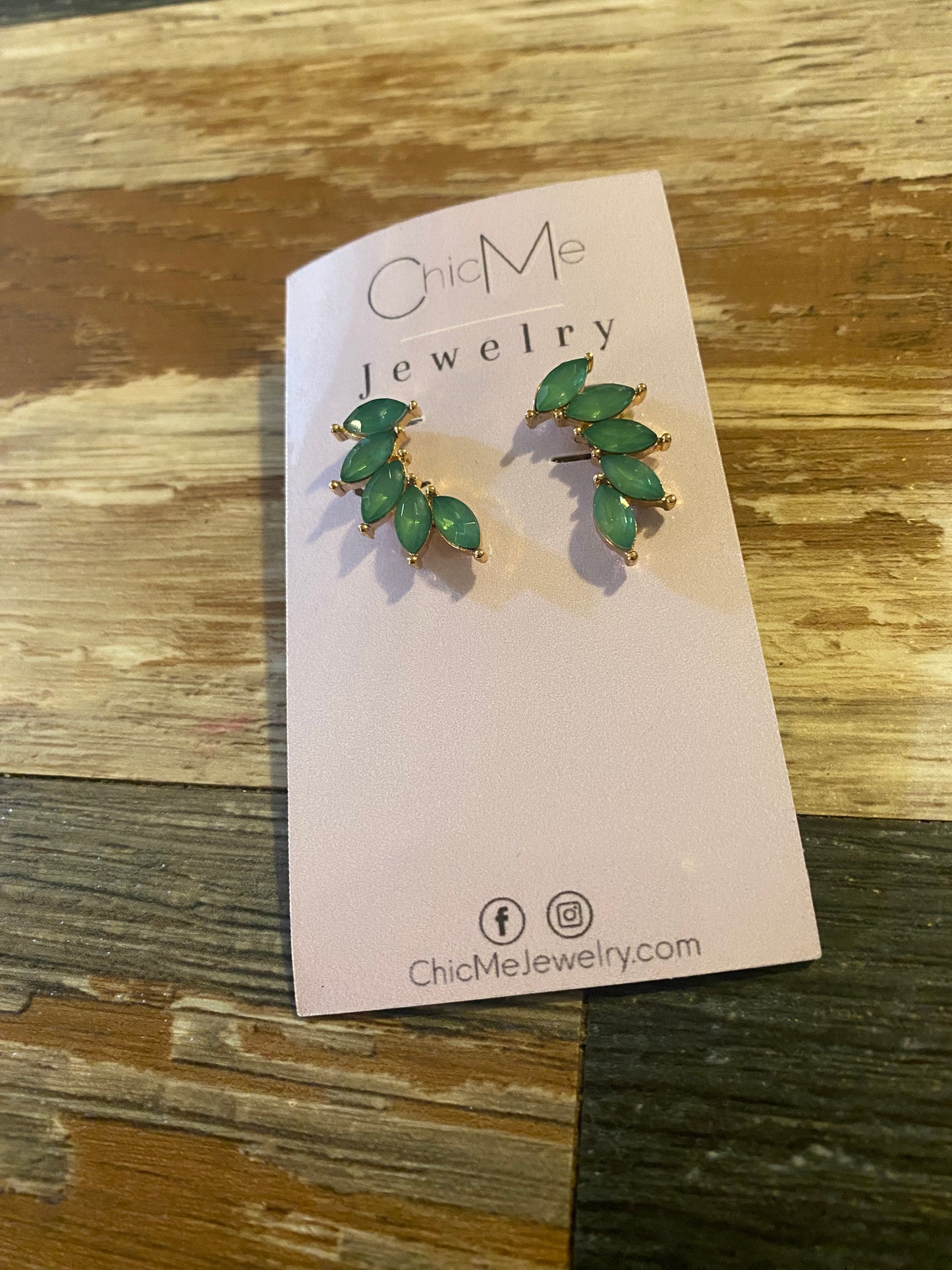 Chic Me Emerald Earrings #26