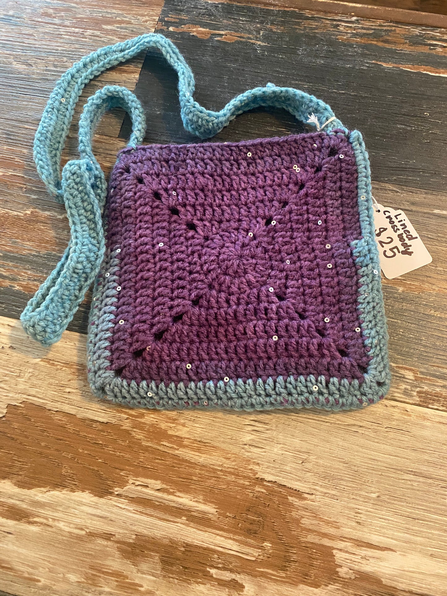 Kimani Creates Crocheted Lined Crossbody Bag