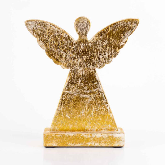 Malach Angel   White/Gold   7x8x2