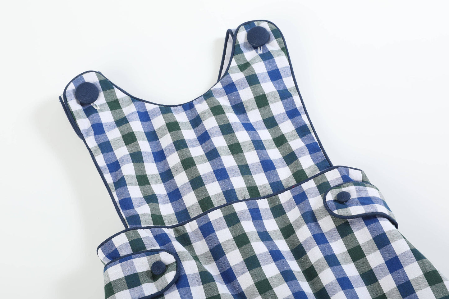 SALE! Blue and Green Criss Cross Shortalls