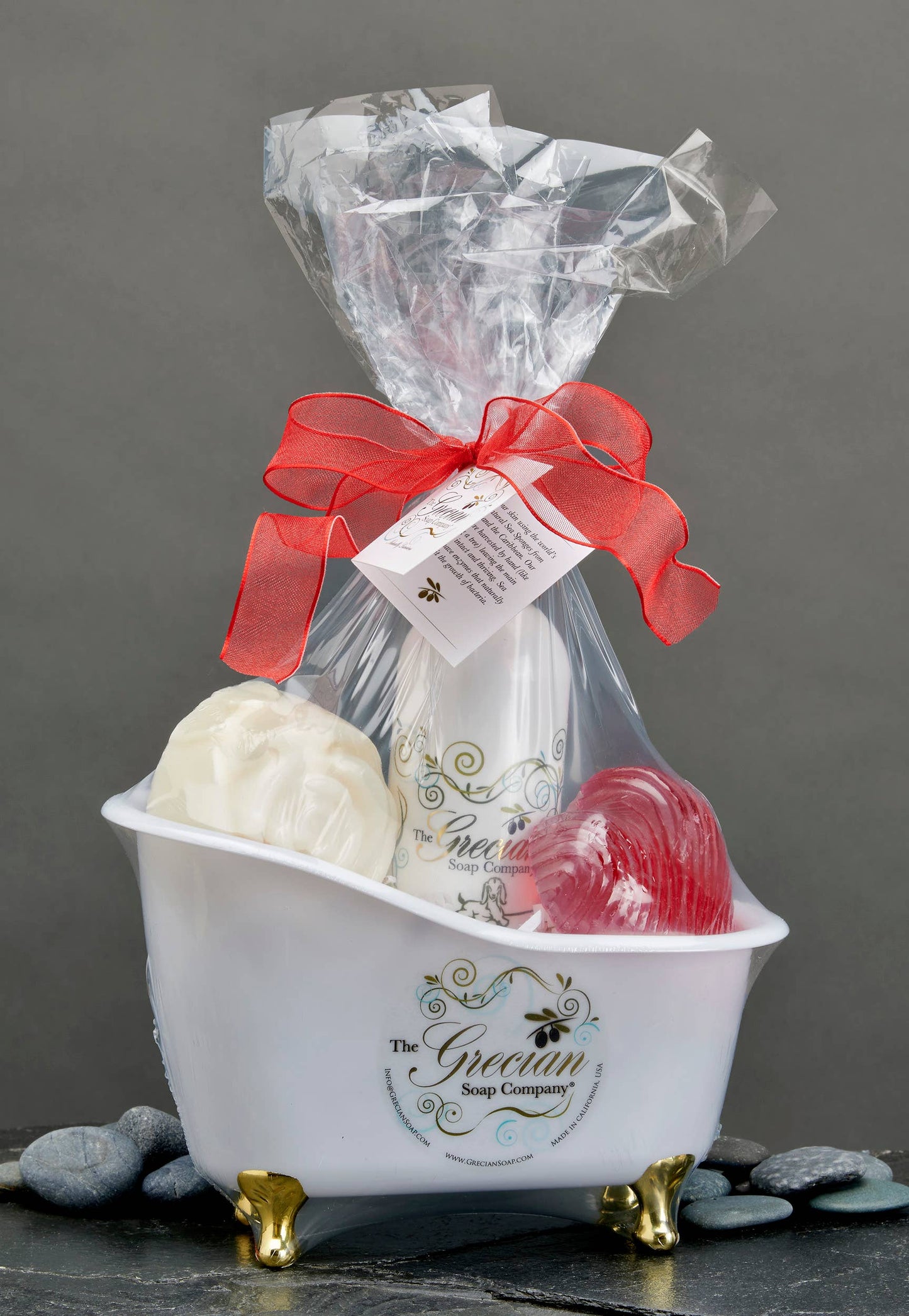 Valentine's Day Bathtub Gift Set: Plumeria