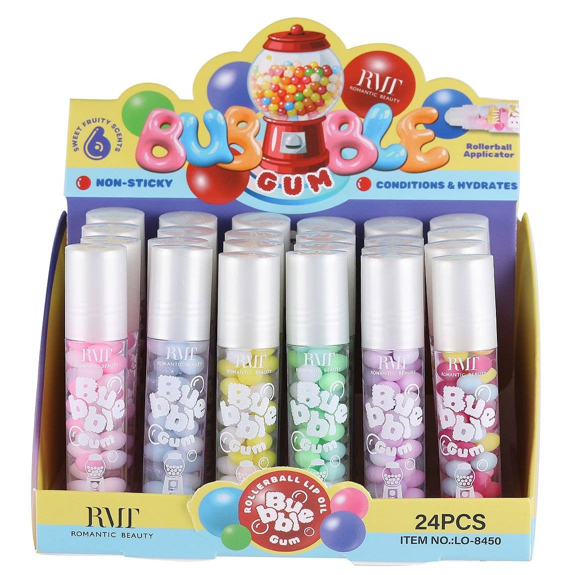 Bubble Gum Non Sticky Roller Lip Oil