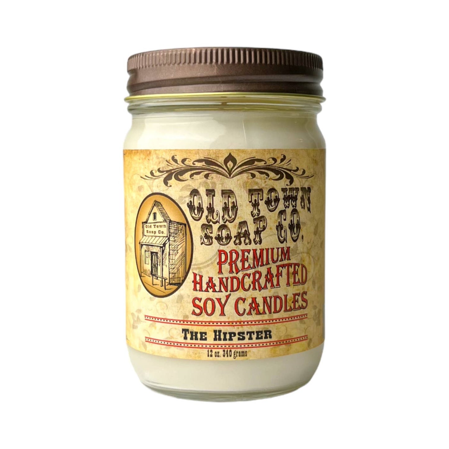 Old Town Soap 12oz. Candles - Oatmeal Milk & Honey