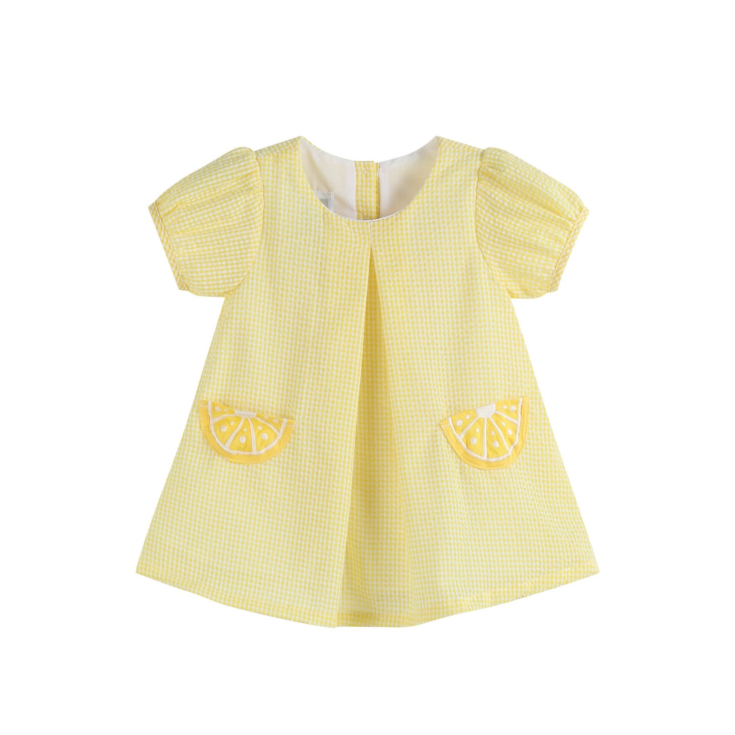 SALE! Yellow Lemon Dress and Panty Cover Set: 6-12M