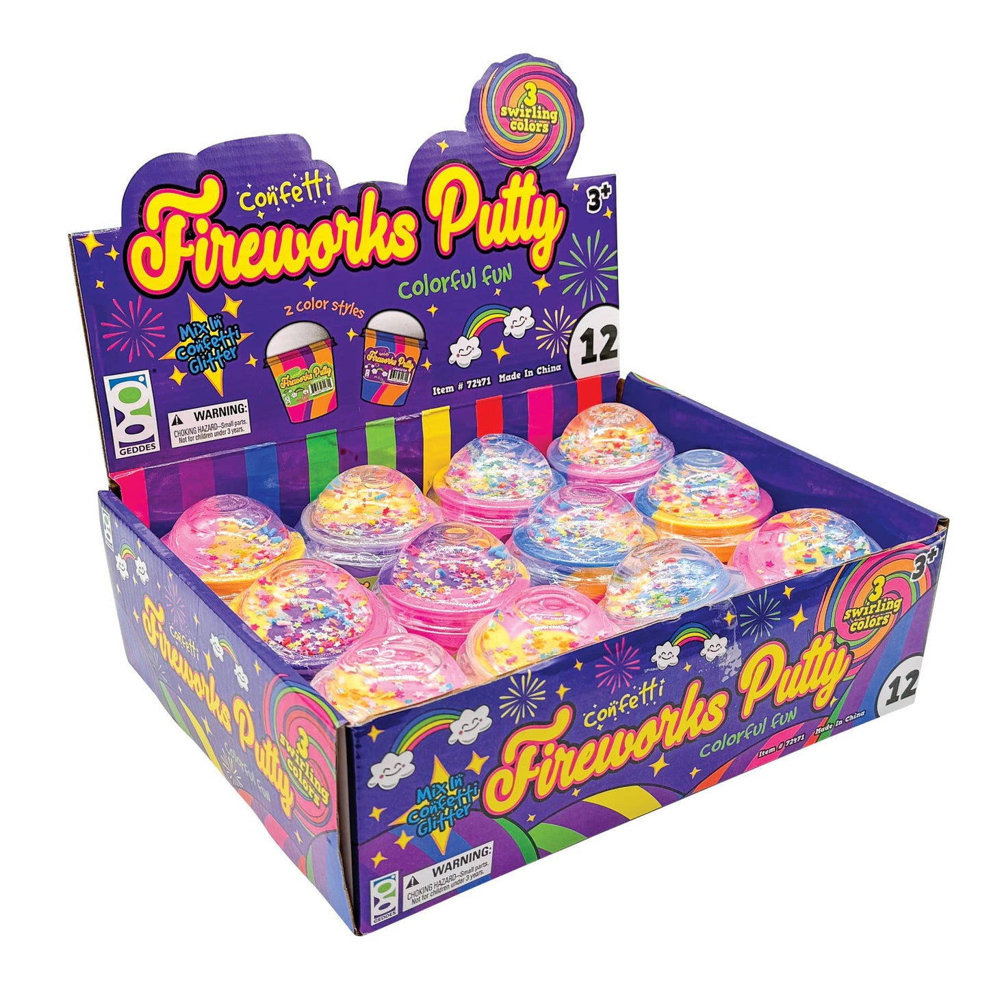 CONFETTI FIREWORKS! PUTTY